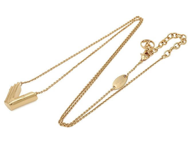 Collana Louis Vuitton LV&ME V Initial Pendant D'oro - vista 3