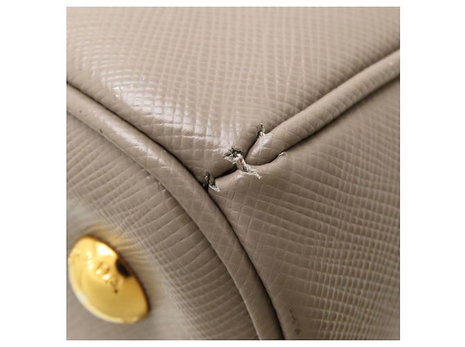 Borsa Tote Prada Galleria Saffiano Grigio - vista 16