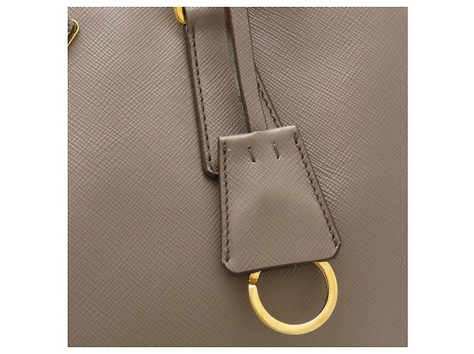 Borsa Tote Prada Galleria Saffiano Grigio - vista 18