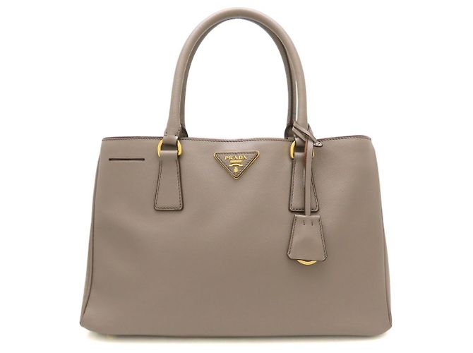 Borsa Tote Prada Galleria Saffiano Grigio - vista 2