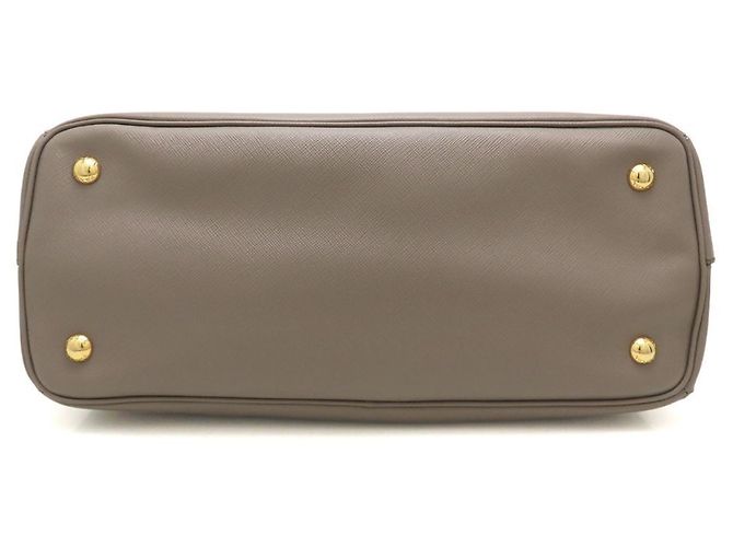 Borsa Tote Prada Galleria Saffiano Grigio - vista 4