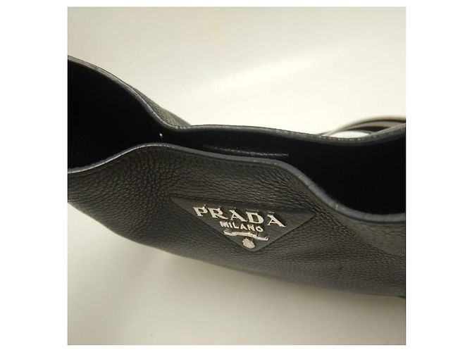 Borsa a tracolla Prada Vitello Daino Nero - vista 14