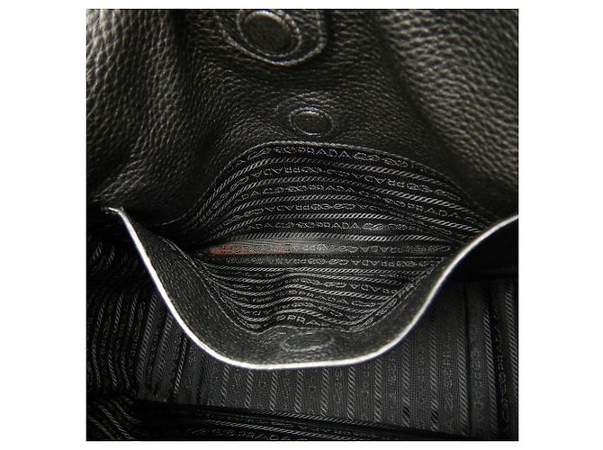 Borsa a tracolla Prada Vitello Daino Nero - vista 23