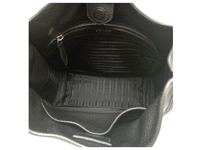 Borsa a tracolla Prada Vitello Daino Nero - vista 5