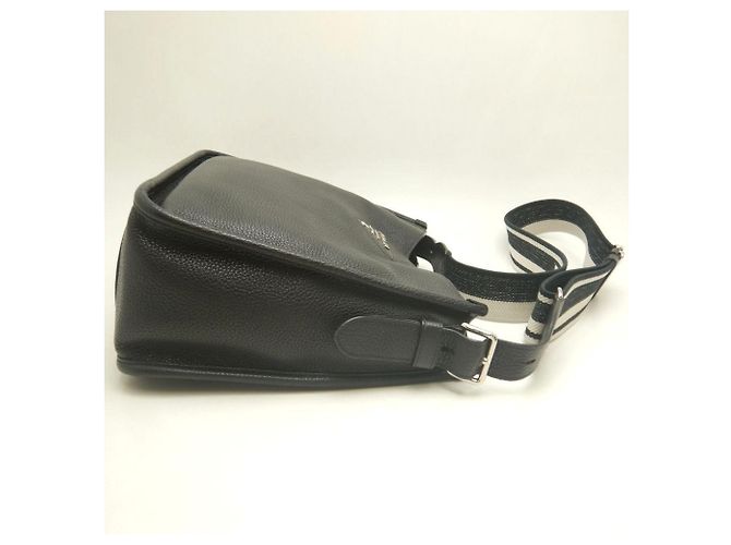 Borsa a tracolla Prada Vitello Daino Nero - vista 6