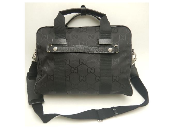 GUCCI Off the Grid Business Bag Nero - vista 3