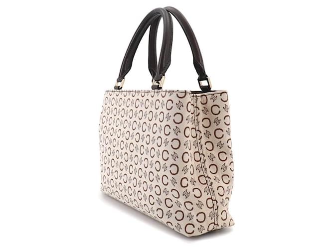 Céline Borsa Celine C Macadam Marrone Beige - vista 4