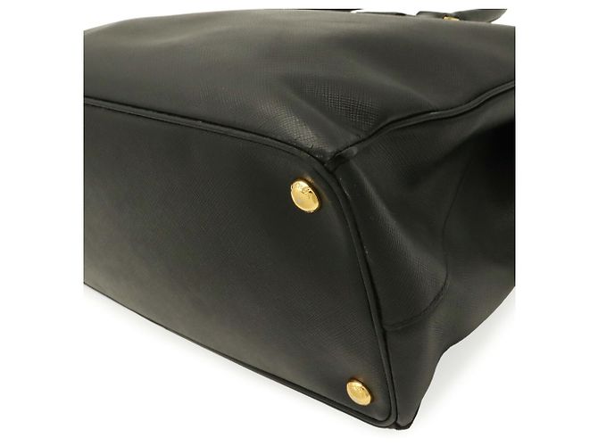 Borsa a mano/Borsa a tracolla in pelle Saffiano Lux di Prada Nero - vista 4