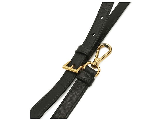 Borsa a mano/Borsa a tracolla in pelle Saffiano Lux di Prada Nero - vista 7
