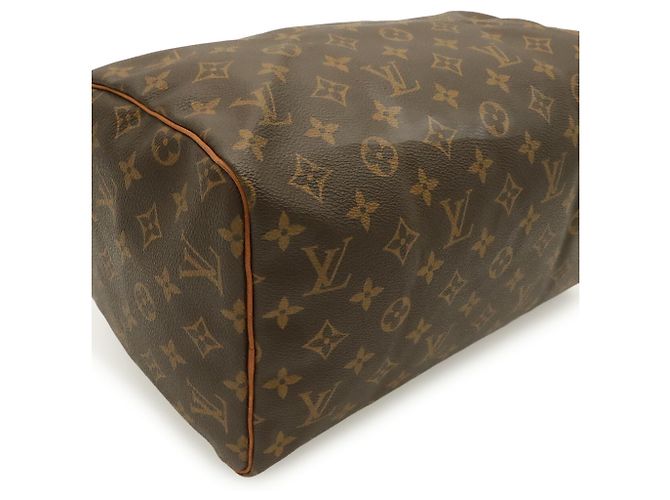 Borsa Louis Vuitton Monogram Speedy 30 Marrone - vista 4