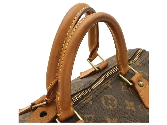 Borsa Louis Vuitton Monogram Speedy 30 Marrone - vista 5