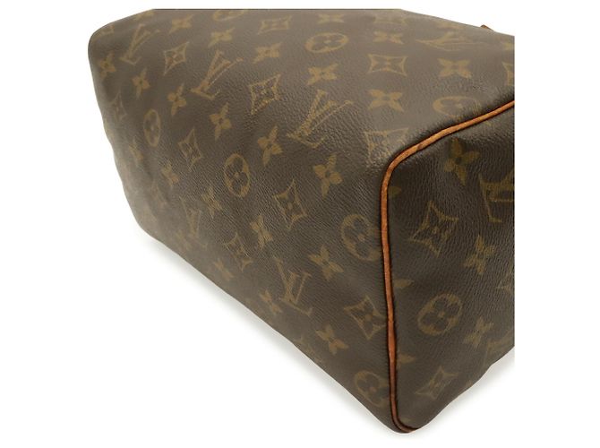 Borsa Louis Vuitton Monogram Speedy 25 Marrone - vista 4