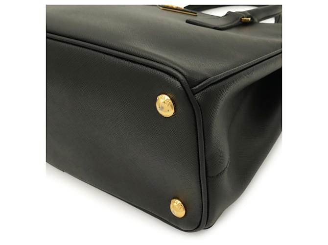 Borsa a tracolla Prada Galleria Triangle Nero - vista 4
