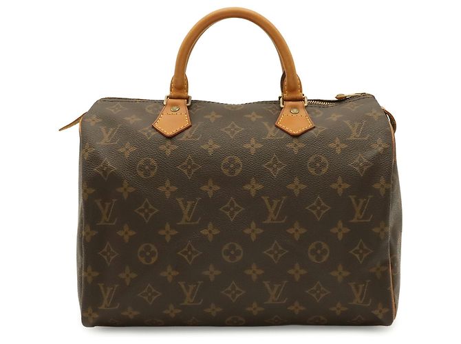 Borsa Louis Vuitton Monogram Speedy 30 Marrone - vista 2
