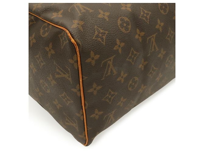 Borsa Louis Vuitton Monogram Speedy 30 Marrone - vista 4