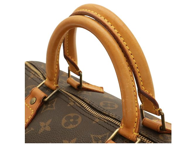 Borsa Louis Vuitton Monogram Speedy 30 Marrone - vista 6
