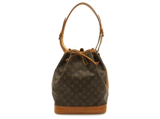 Borsa a Spalla Louis Vuitton Monogram Noe Marrone - vista 2