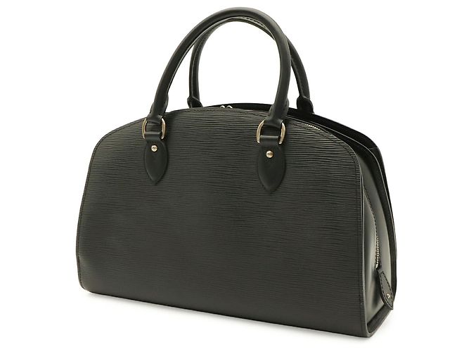Borsa Louis Vuitton Epi Pont Neuf PM Nero - vista 3