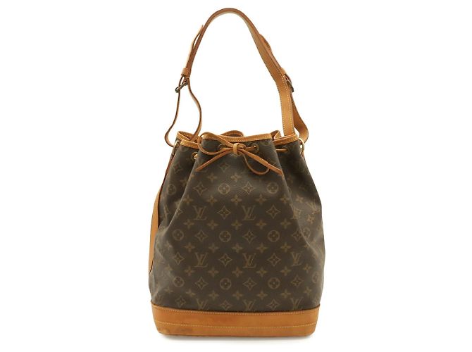 Borsa a Spalla Louis Vuitton Monogram Noe Marrone - vista 2