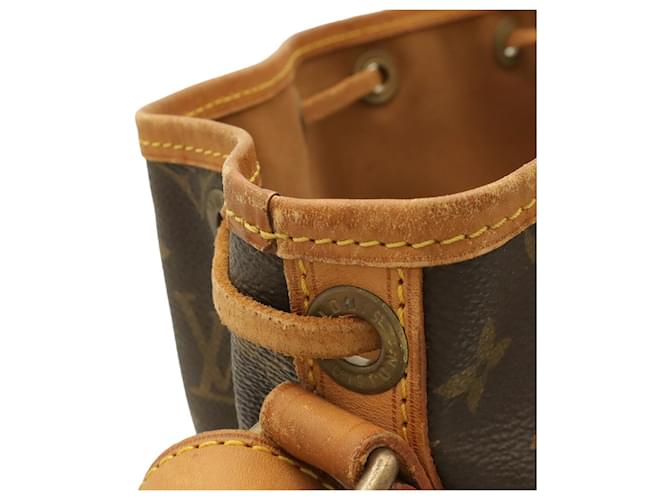 Borsa a Spalla Louis Vuitton Monogram Noe Marrone - vista 5
