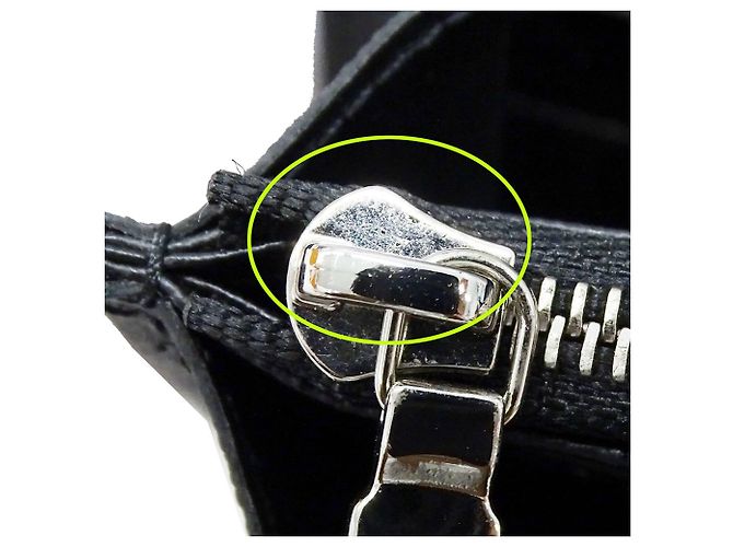 Twist Louis Vuitton Epi Leder langer Geldbeutel Schwarz Mehrfarben - Ansicht 16