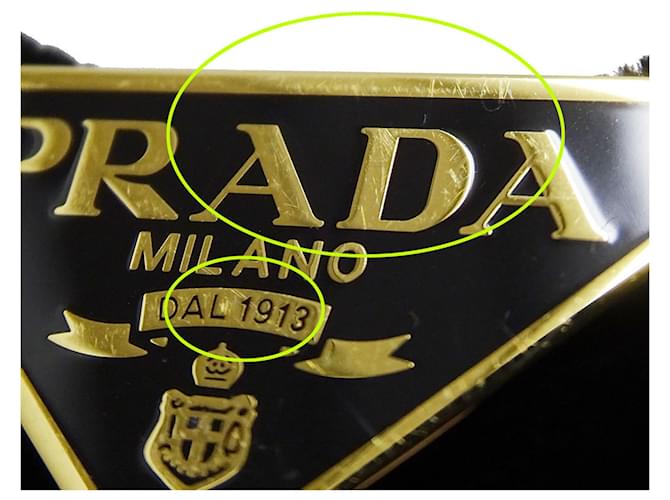 Schwarzer Haarclip Prada - Ansicht 8