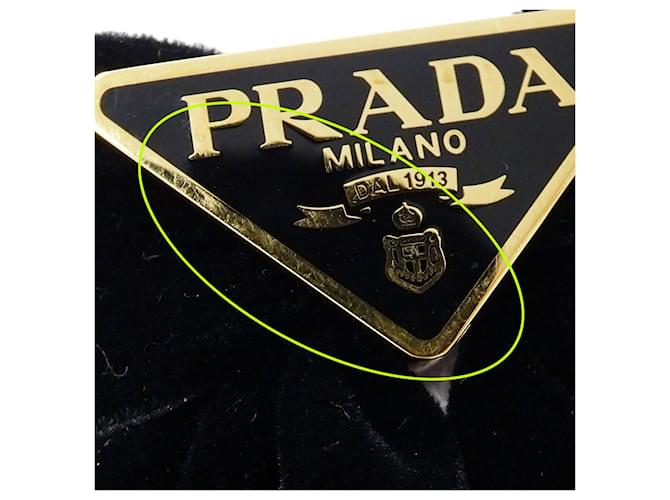 Schwarzer Haarclip Prada - Ansicht 9