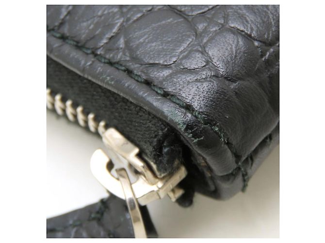Clutch Balenciaga in pelle goffrata - vista 10