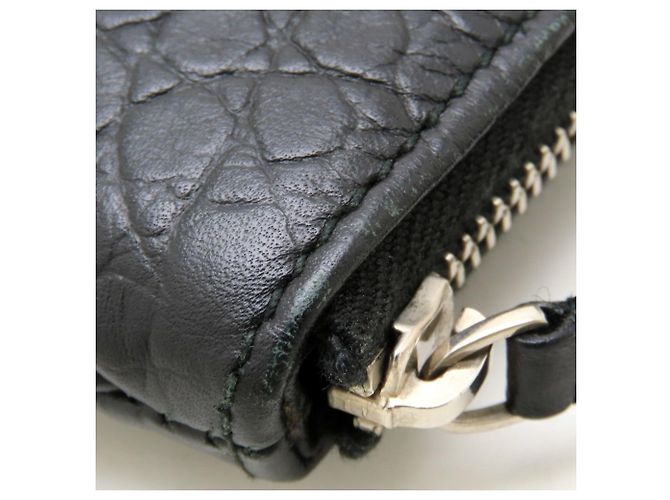 Clutch Balenciaga in pelle goffrata - vista 11