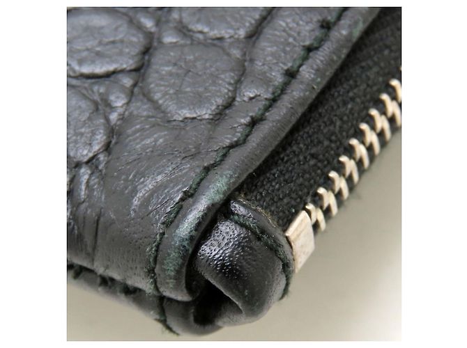 Clutch Balenciaga in pelle goffrata - vista 12