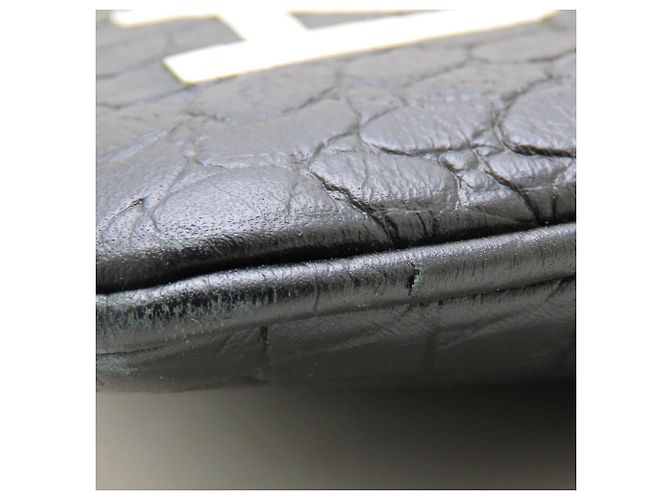 Clutch Balenciaga in pelle goffrata - vista 18