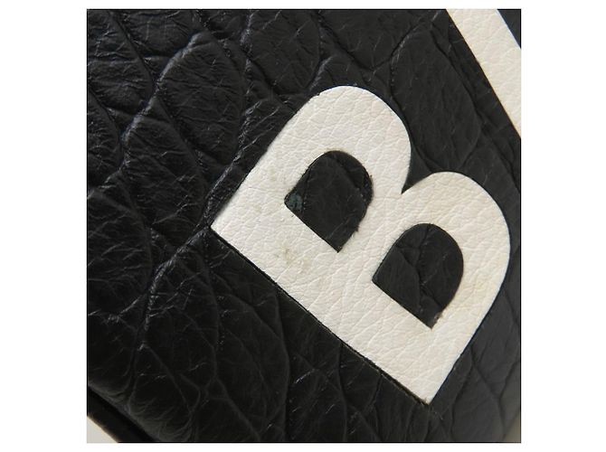 Clutch Balenciaga in pelle goffrata - vista 19