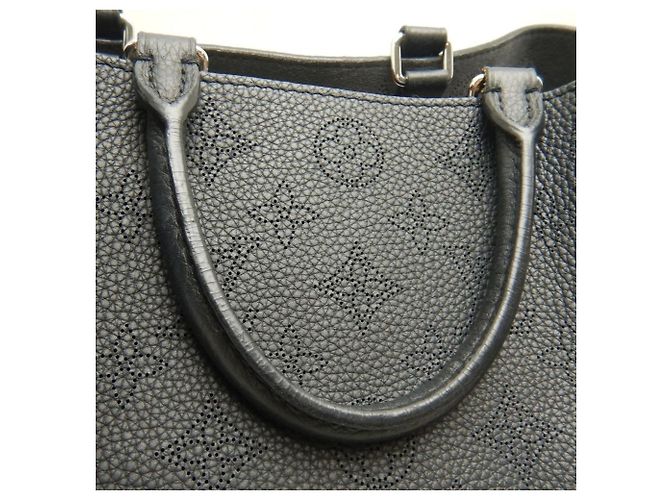 Borsa Tote Louis Vuitton Mahina Bella Nero - vista 10