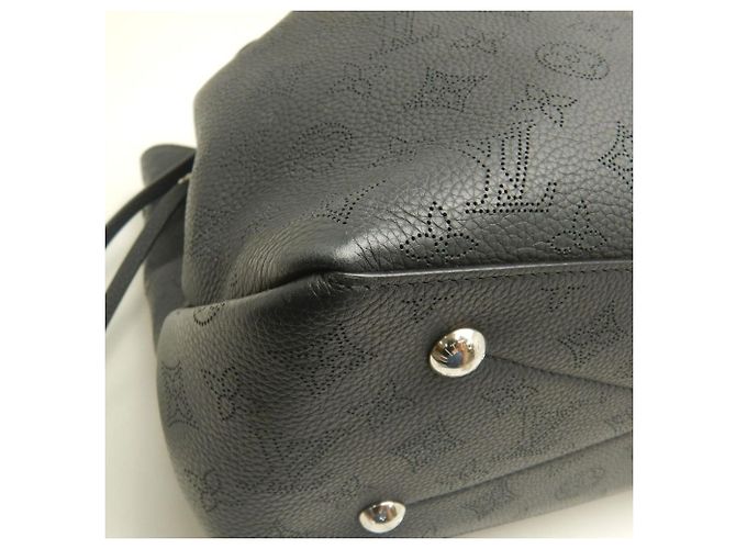 Borsa Tote Louis Vuitton Mahina Bella Nero - vista 13