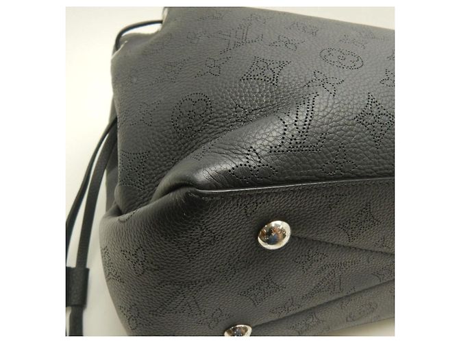 Borsa Tote Louis Vuitton Mahina Bella Nero - vista 15