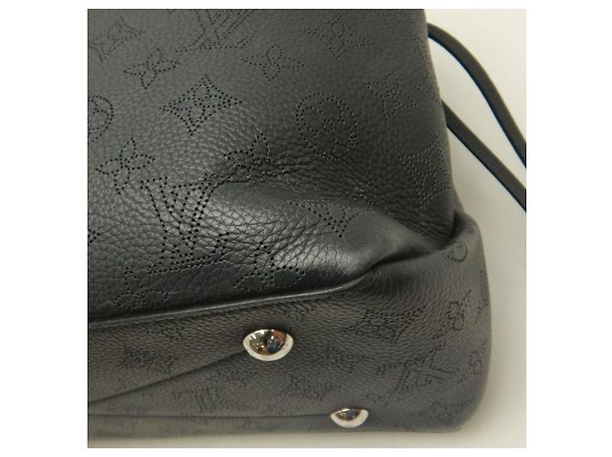 Borsa Tote Louis Vuitton Mahina Bella Nero - vista 16