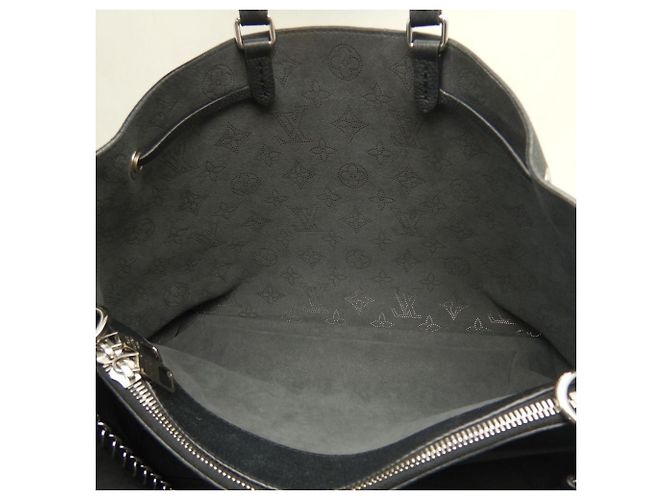 Borsa Tote Louis Vuitton Mahina Bella Nero - vista 18