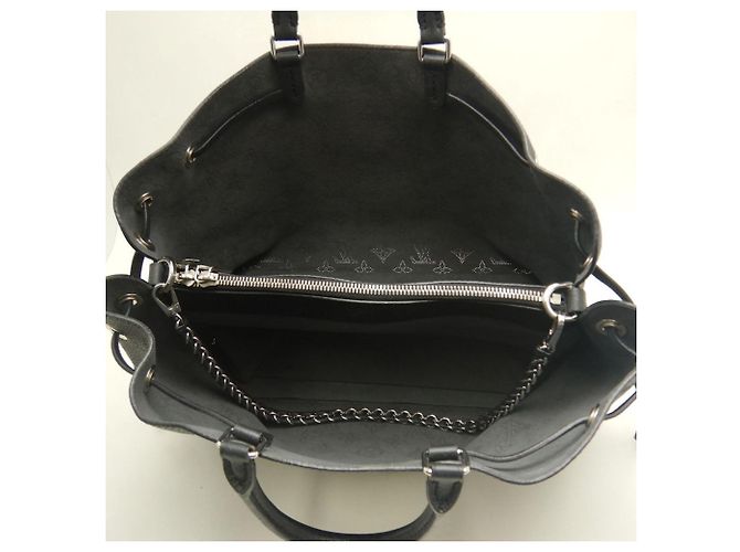 Borsa Tote Louis Vuitton Mahina Bella Nero - vista 4