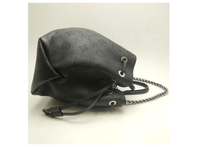 Borsa Tote Louis Vuitton Mahina Bella Nero - vista 5
