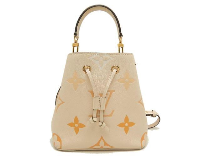 Néonoé Borsa a Spalla Louis Vuitton Monogram Empreinte NeoNoe BB D'oro Crudo - vista 2