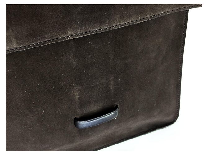Borsa a tracolla Gucci Tiger Head Marrone Nero - vista 8