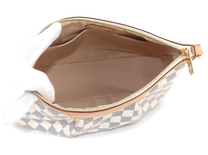 Borsa a Spalla Louis Vuitton Siracusa PM Damier Azur - vista 6