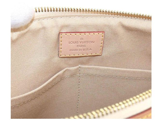 Borsa a Spalla Louis Vuitton Siracusa PM Damier Azur - vista 7