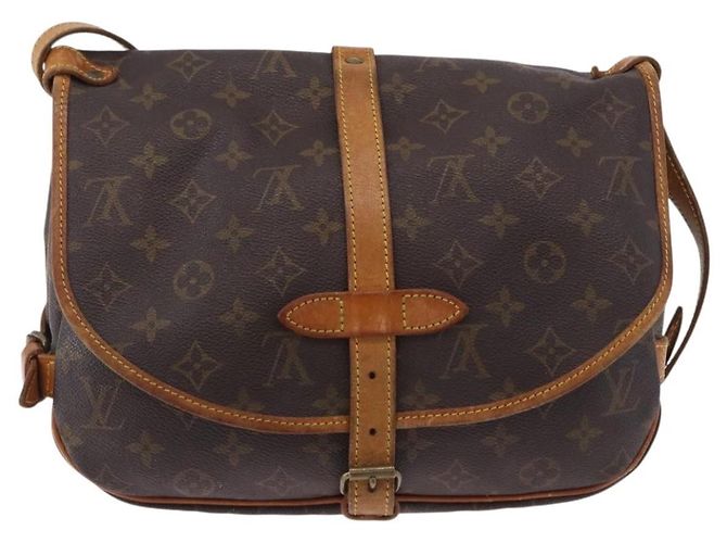 Louis Vuitton Saumur Canvas 30 Marrone - vista 2
