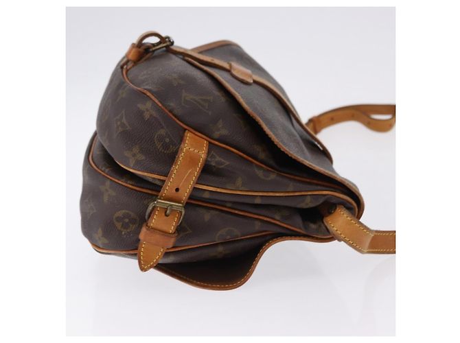 Louis Vuitton Saumur Canvas 30 Marrone - vista 3