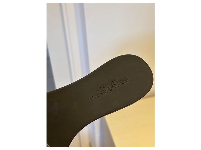 Dolce & Gabbana Ciabatte DG Logo - Nero - vista 2