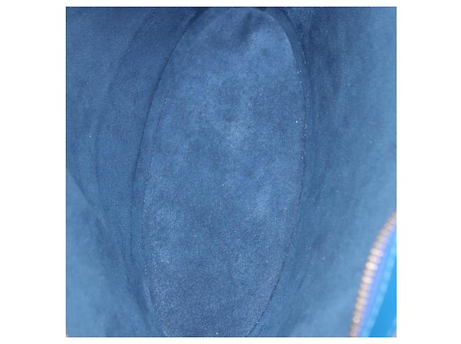Louis Vuitton Saint Jacques Epi GM Blu - vista 5