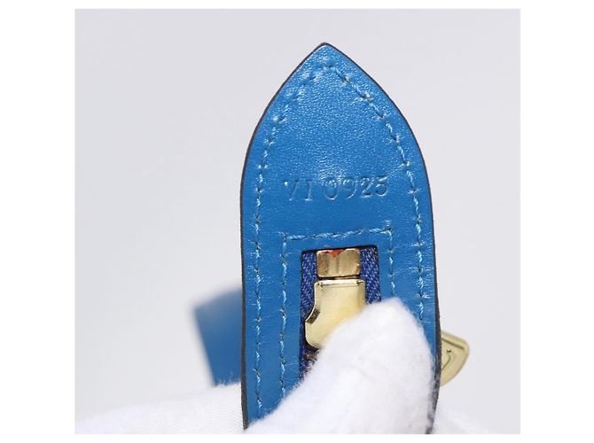 Louis Vuitton Saint Jacques Epi GM Blu - vista 7