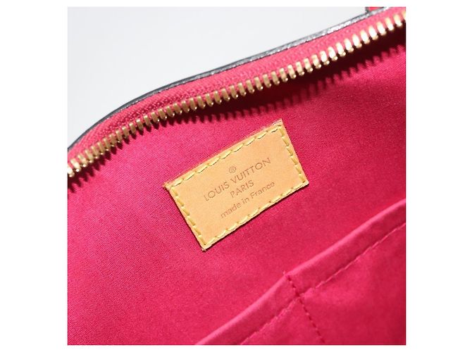 Louis Vuitton Alma Monogram Vernis PM Rosso - vista 6