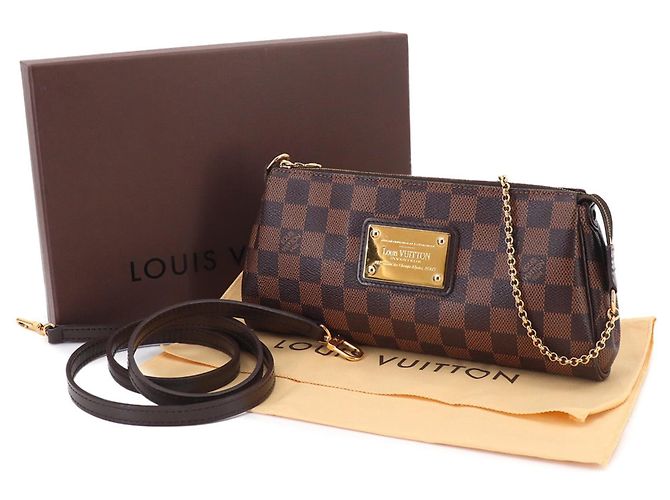 Borsa a mano/a tracolla Louis Vuitton Damier Eva Damier ebene - vista 2
